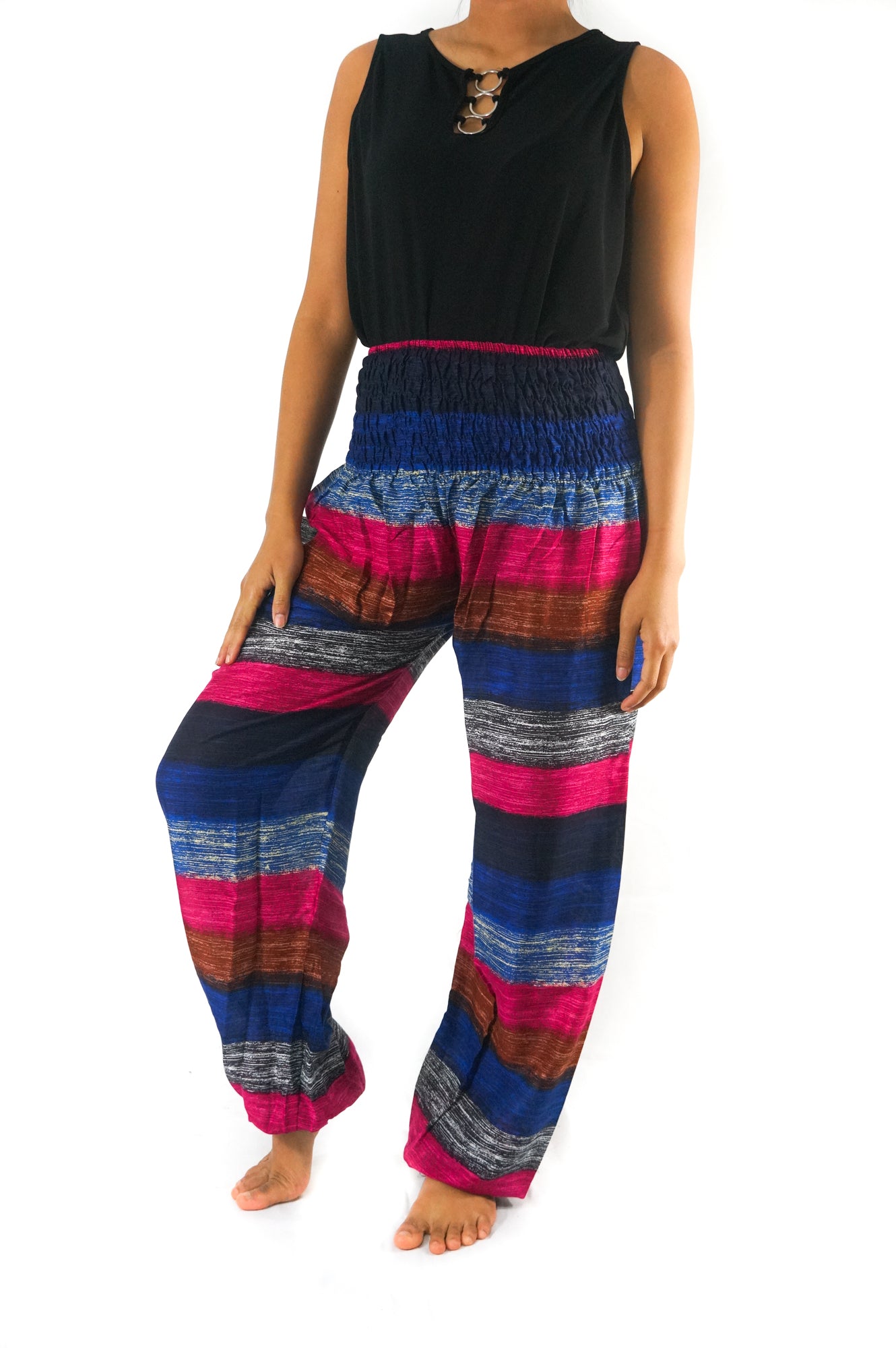 Striped Harem Pants, Hippie Pants, Boho Pants, Striped Pants