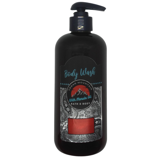 Cedar Mountain Hippie Flowers Scented Body Wash With Marula Oil, 12 Oz