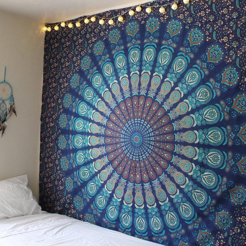 New Mandala Tapestry Hippie Home Decorative Wall Hanging Bohemia Beach